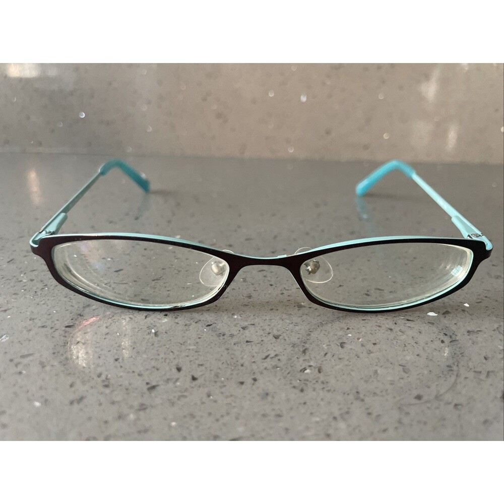 RELIC 7410 EYEGLASSES FRAMES ONLY 68W 47-17-130 blue purple bronze full rim